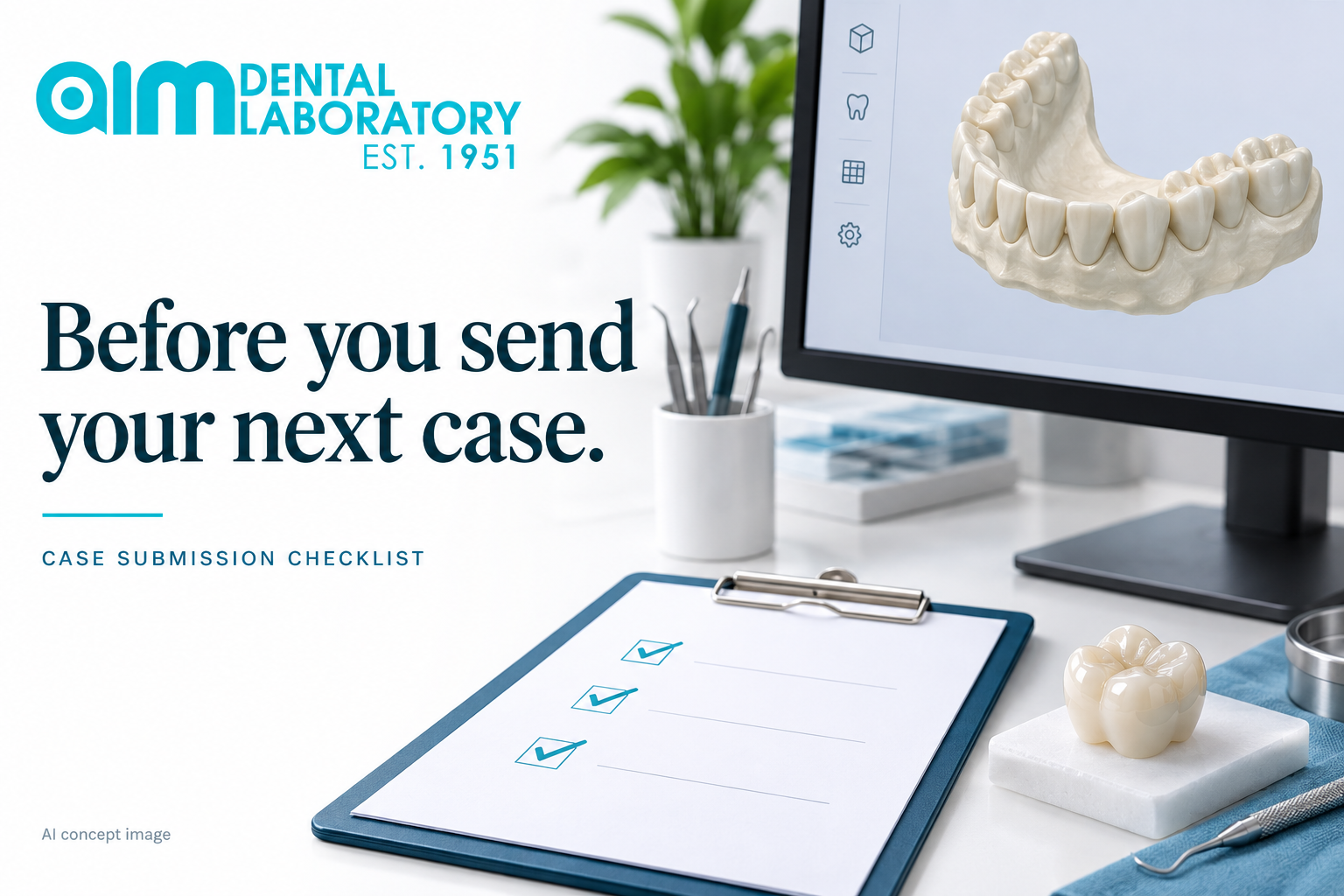 Dental Lab Case Submission Checklist: Before You Send a Scan or Schedule Pickup
